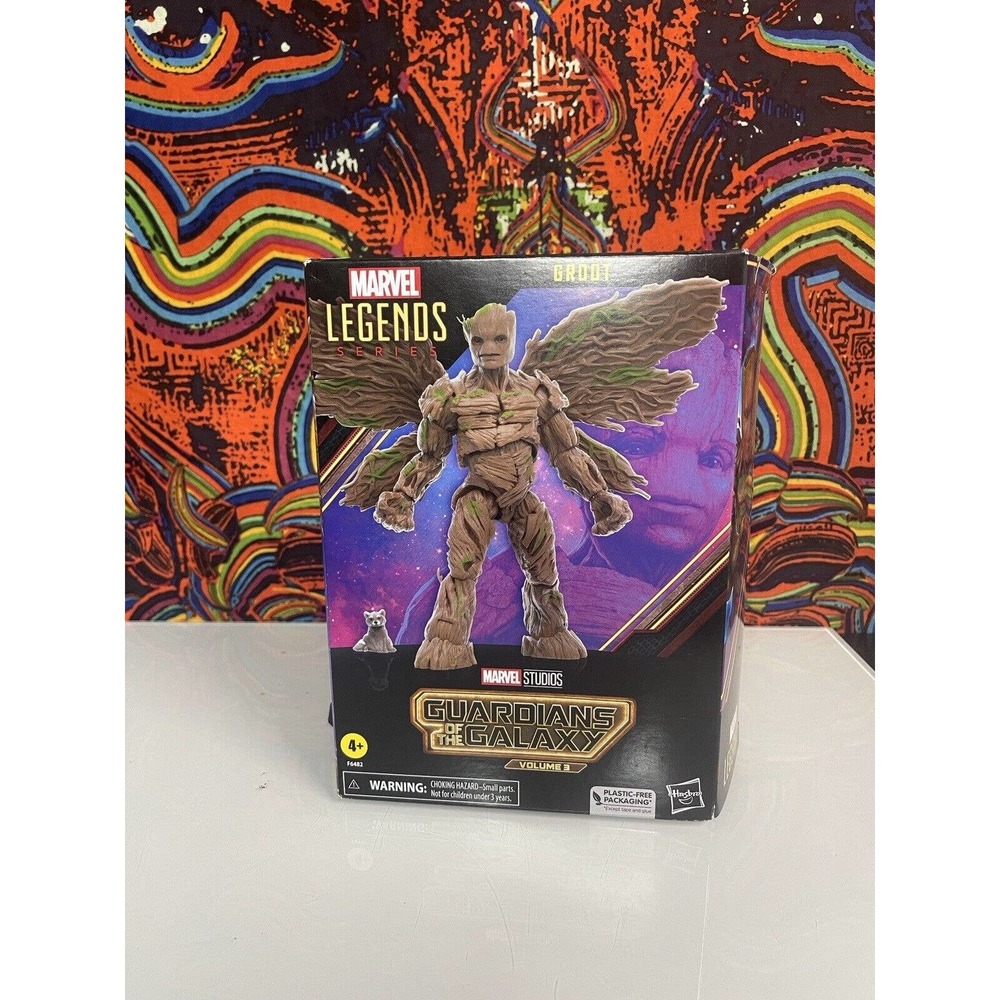 Guardians of the Galaxy Vol. 3 Marvel Legends Groot Deluxe 6 Inch Figure New Box